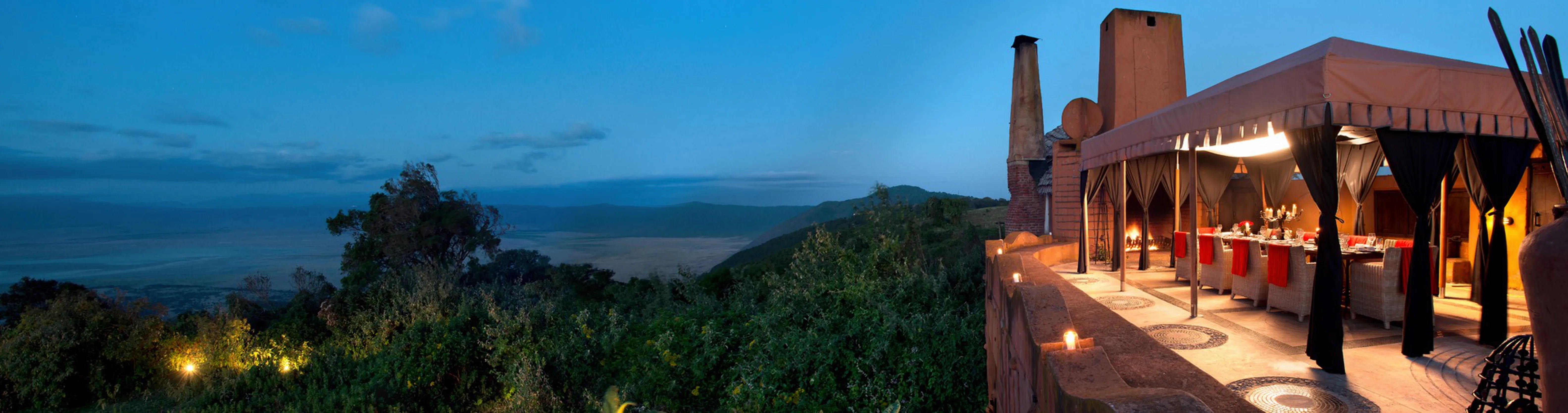 Ngorongoro lodge view