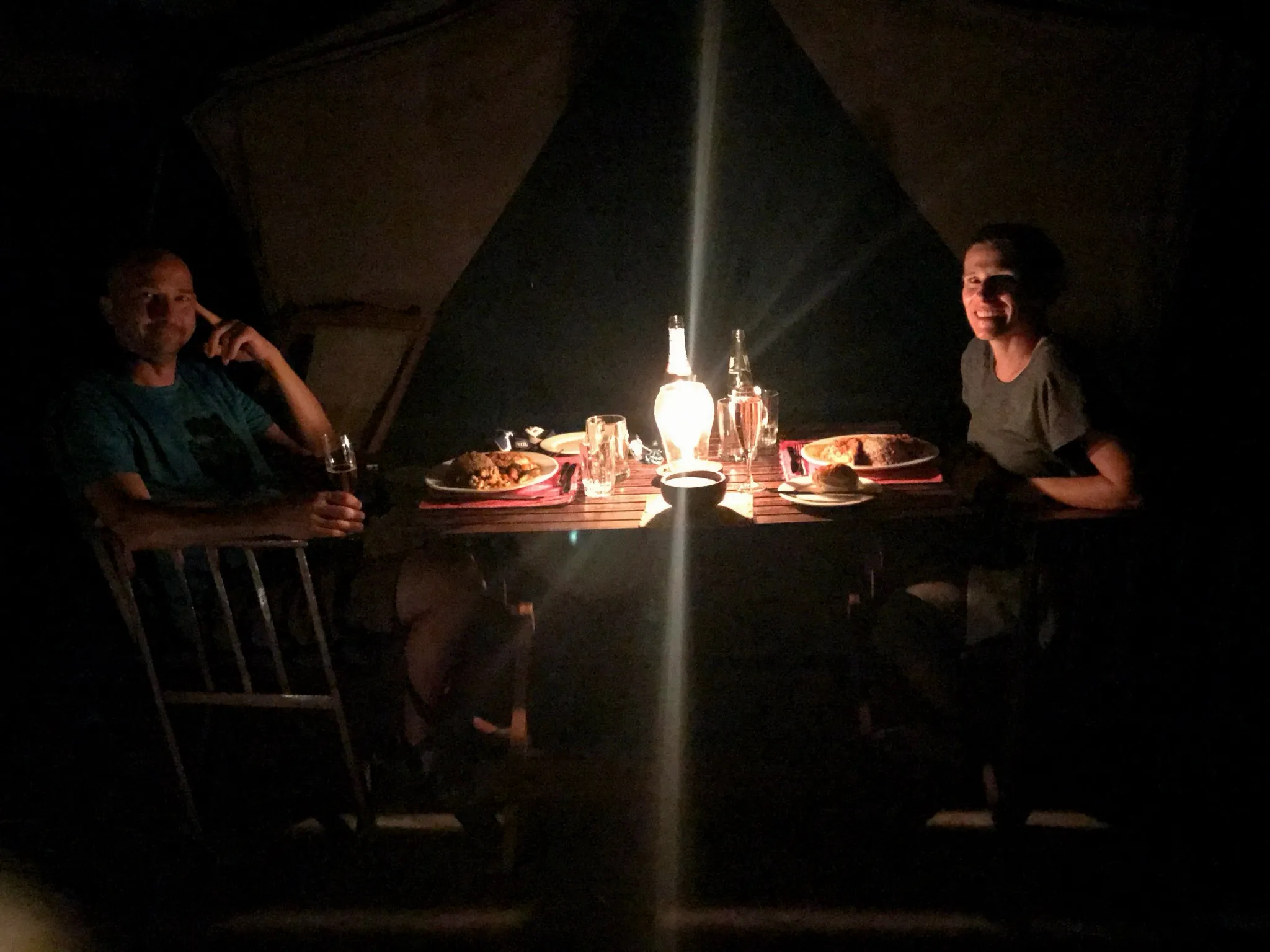 Bush camping in Nyerere