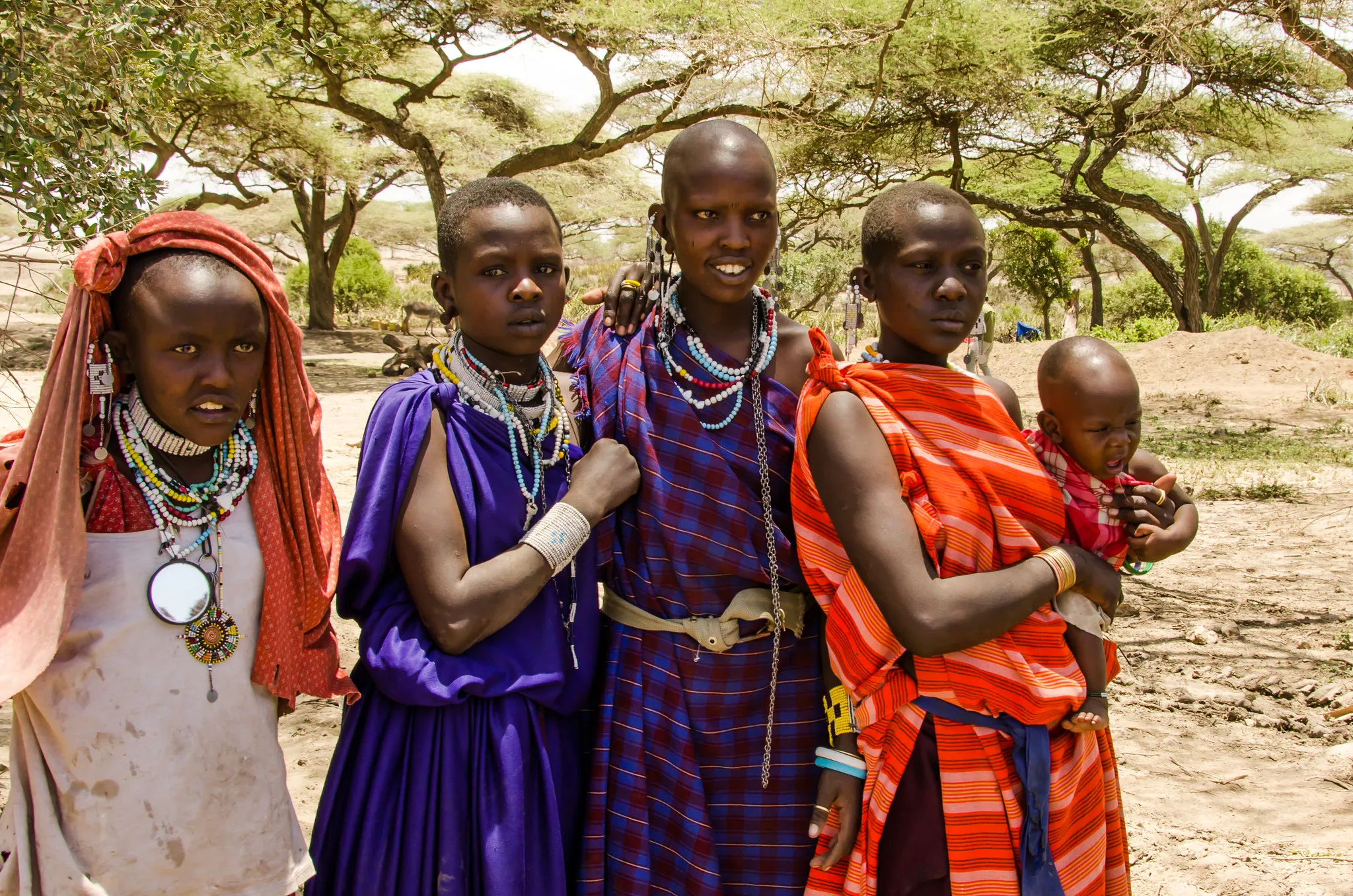 Maasai children near Ngorongoro